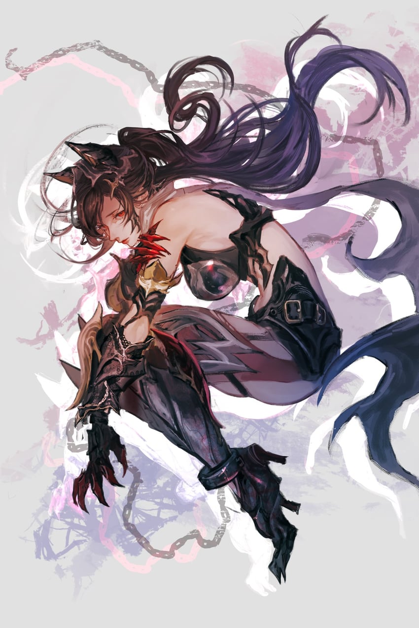 tifa lockhart (final fantasy and 2 more) drawn by momota_ro5555