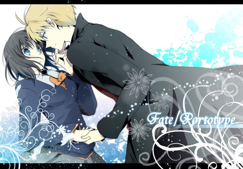 arthur pendragon and sajou ayaka (fate and 1 more) drawn by ijiro_suika