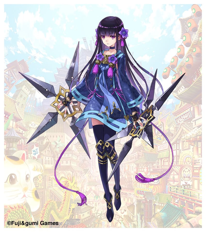 kikyou (phantom of the kill and 1 more) drawn by da-kuro