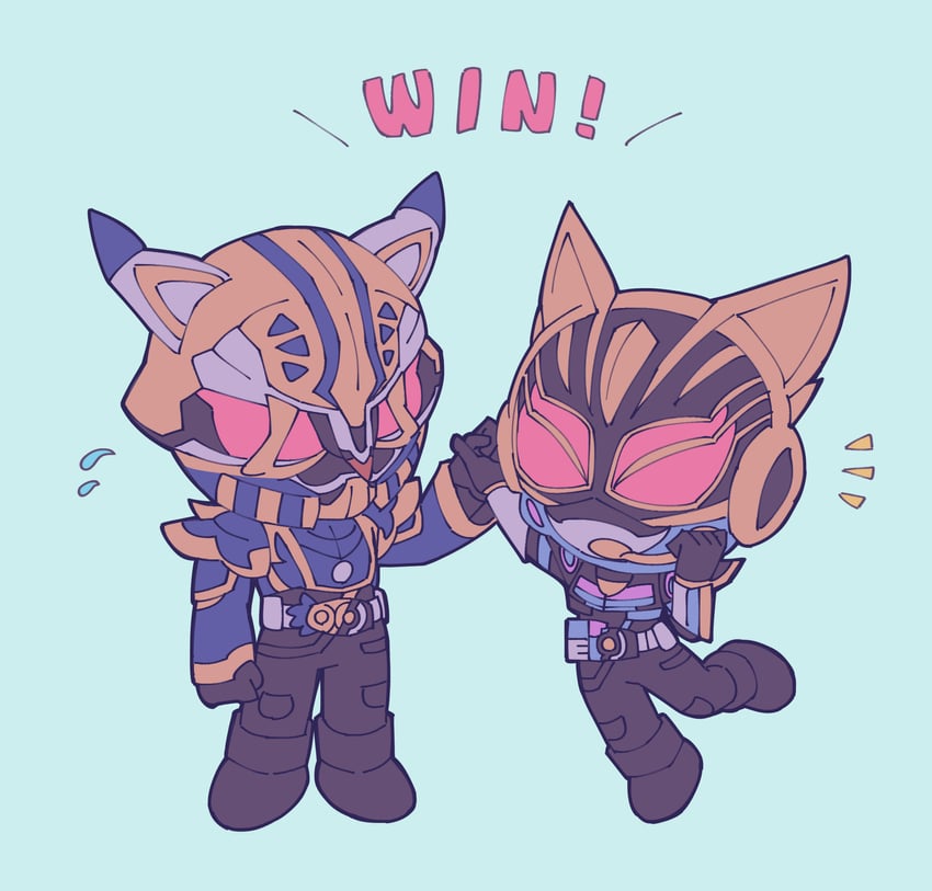 kamen rider na-go and kamen rider gyago (kamen rider and 1 more) drawn by mori_(enignuma797)