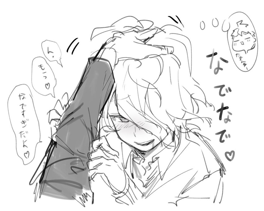 komaeda nagito (danganronpa and 1 more) drawn by gt_(geta)