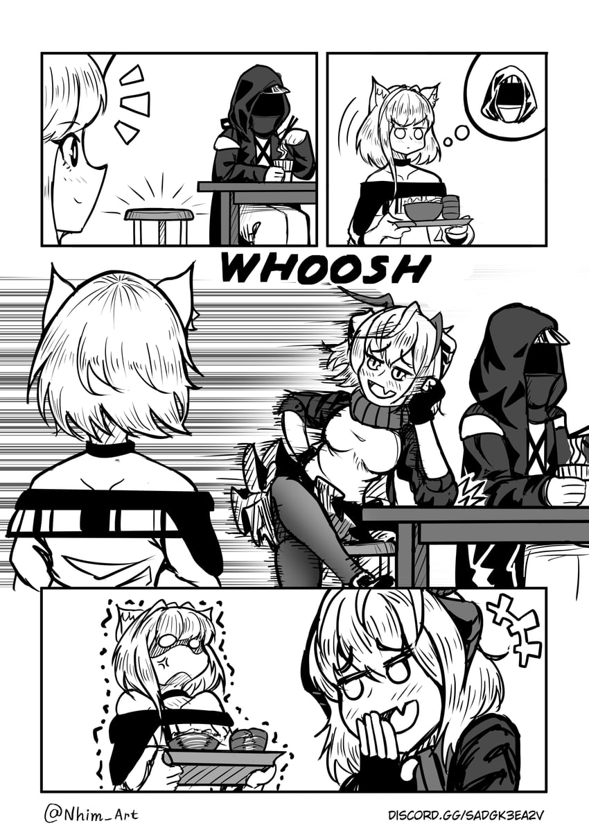 doctor, kal'tsit, and w (arknights) drawn by nhim