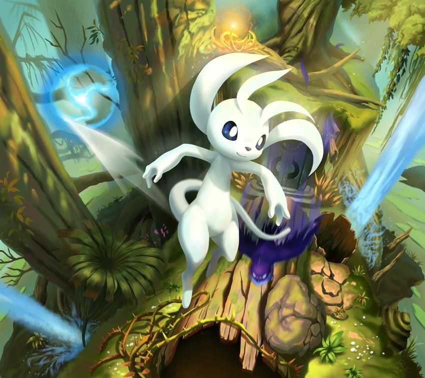 ori and sein (ori and the blind forest) drawn by hooh_lin