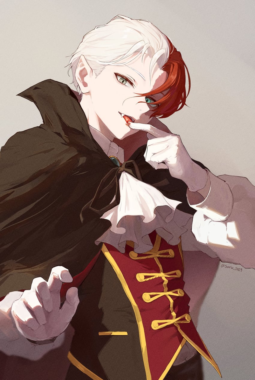 todoroki shoto (boku no hero academia) drawn by soru_2023