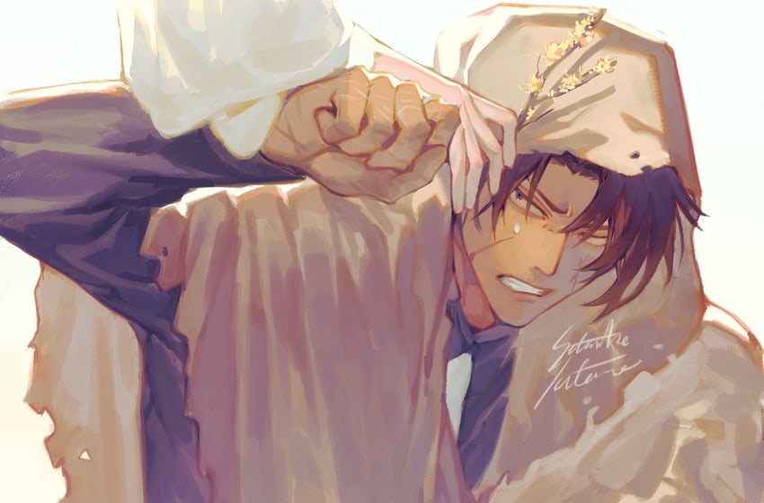 yi sang and heathcliff (project moon and 1 more) drawn by satome_setsuko
