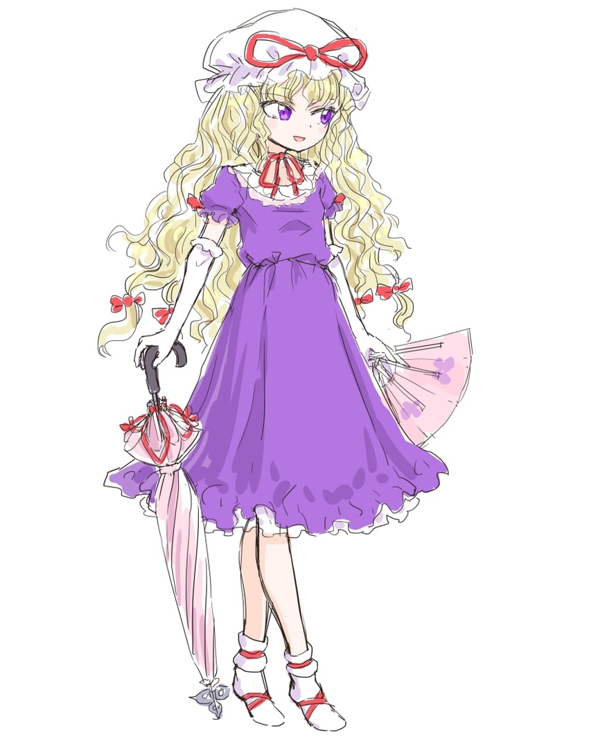 yakumo yukari (touhou and 1 more) drawn by s-a-murai