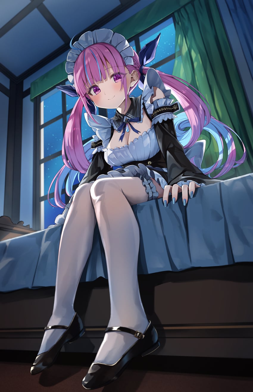 minato aqua (hololive and 1 more) drawn by summer_tail720