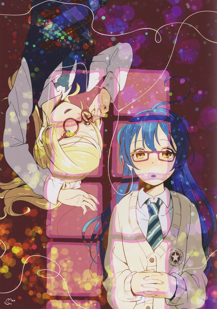 sonoda umi and ayase eli (love live! and 2 more) drawn by wantan_meo