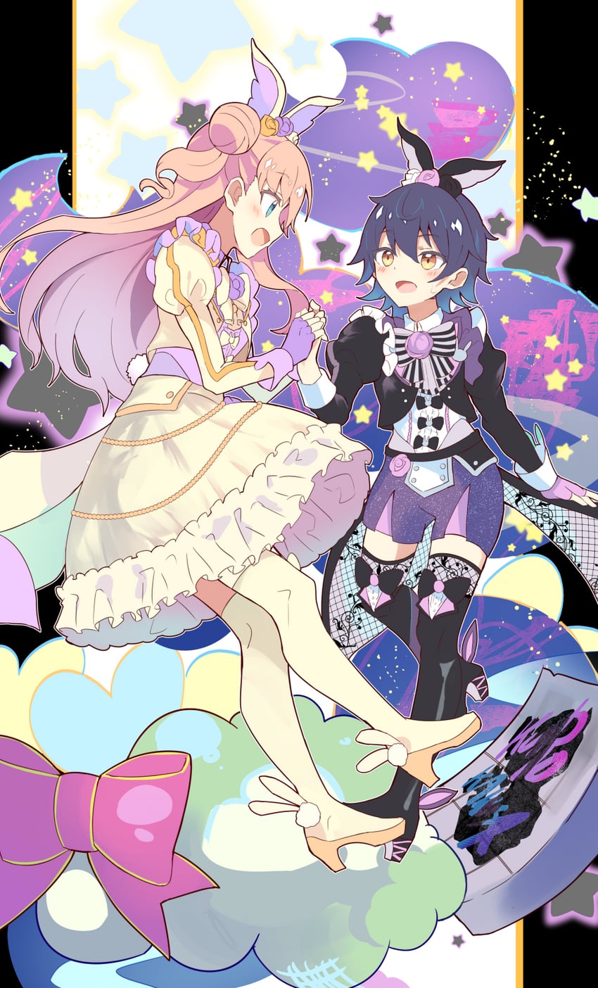 kanamori maria and kurokawa suzu (pretty series and 1 more) drawn by 2windrill