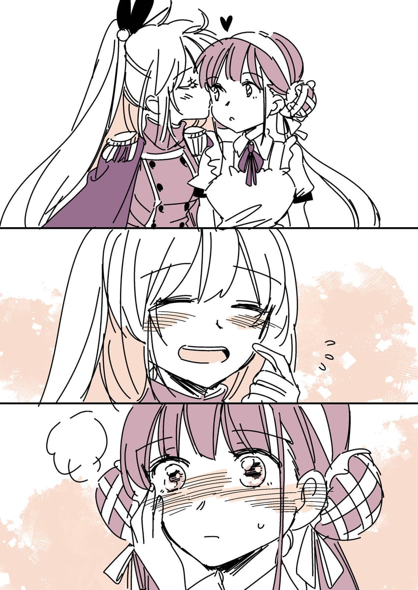 satsuki mari and kanzaki adelheid (heaven burns red) drawn by sanpachishiki_(gyokusai-jima)