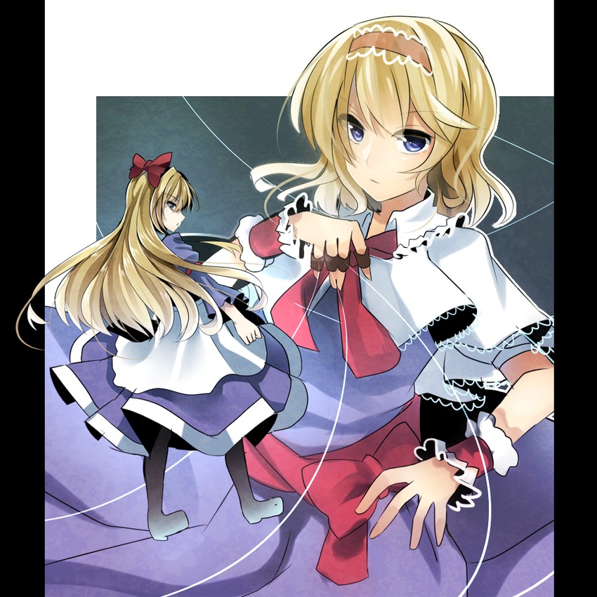alice margatroid and shanghai doll (touhou) drawn by koyuri_shouyu