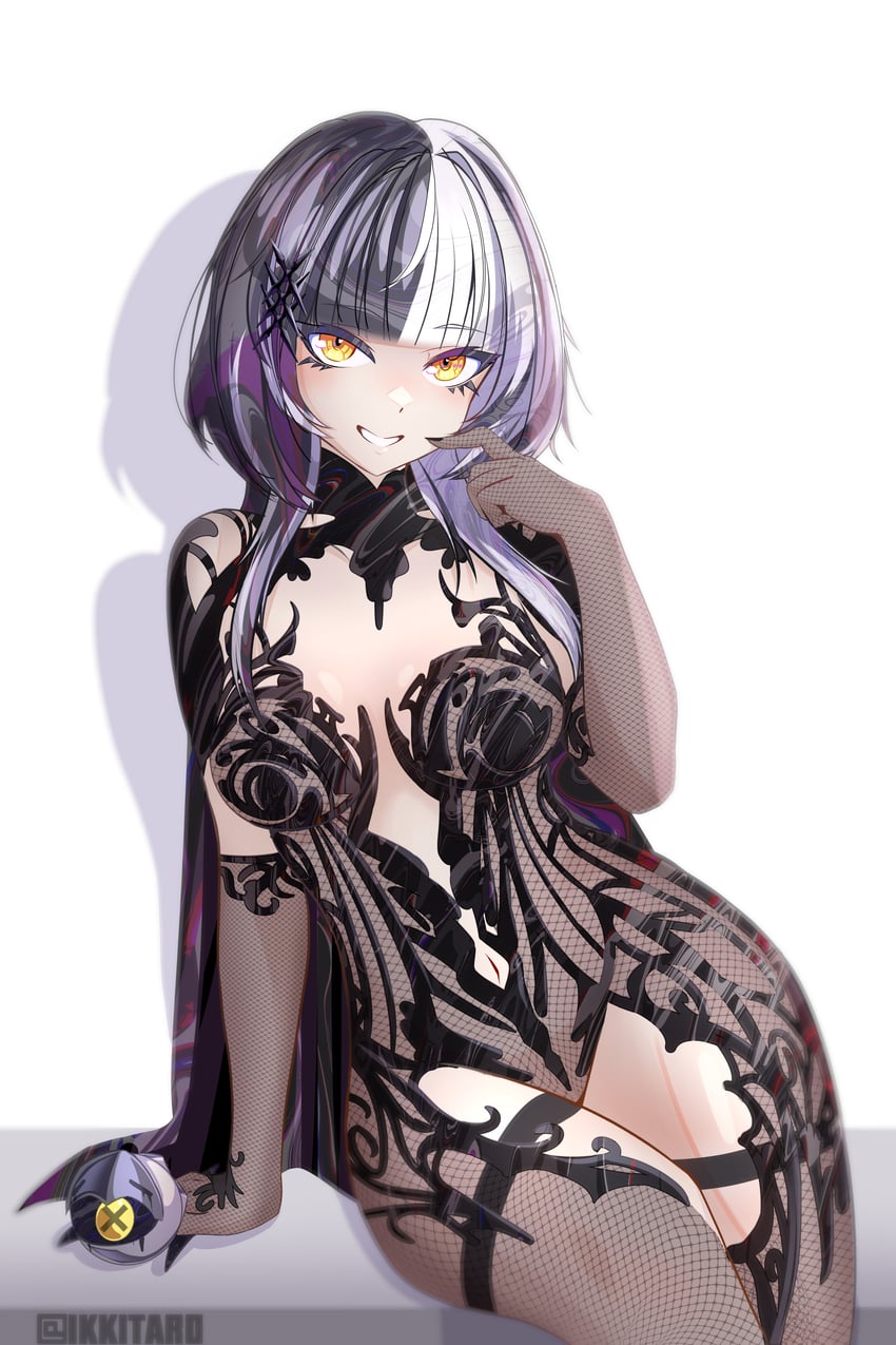 shiori novella and novelites (hololive and 1 more) drawn by ikkitaro