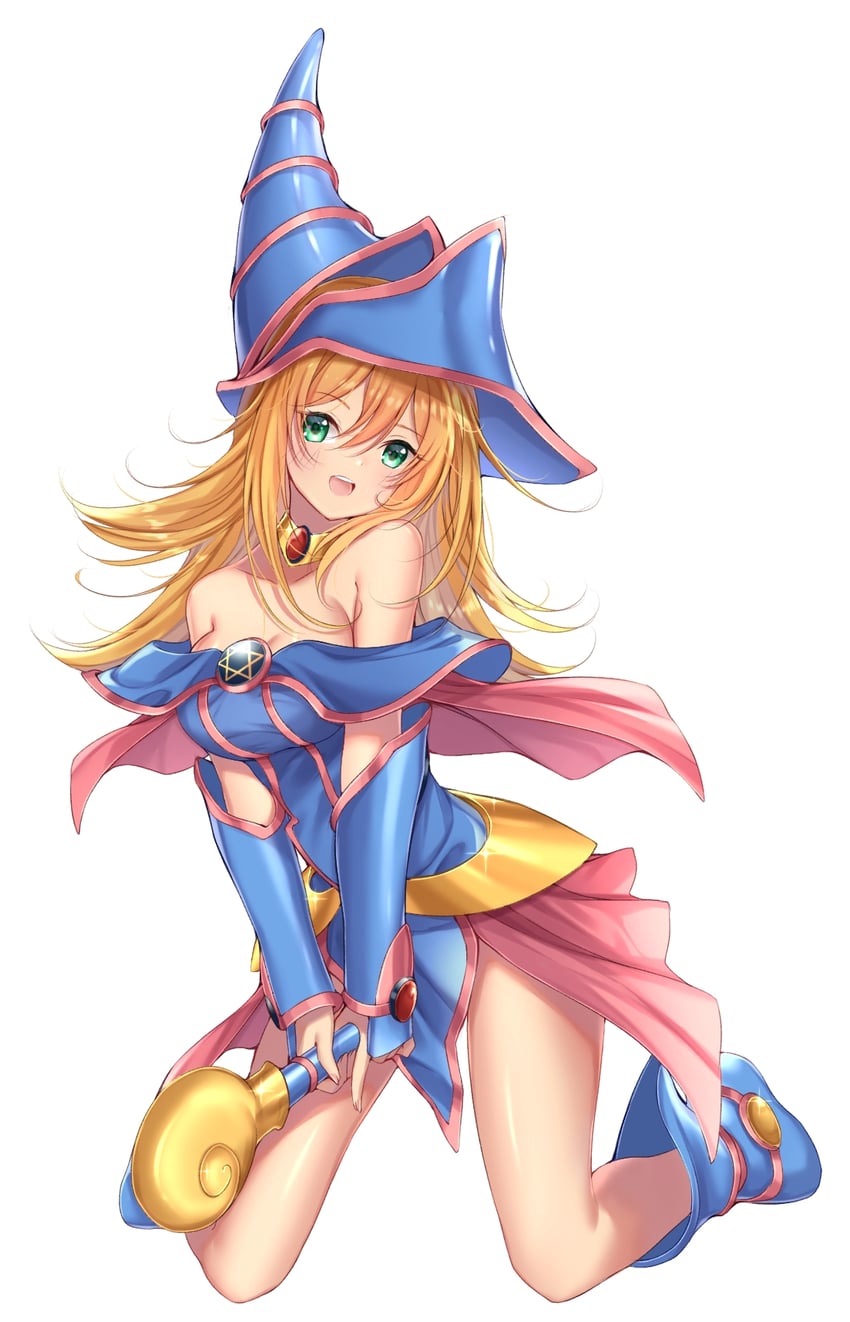 dark magician girl (yu-gi-oh!) drawn by tsukichan_(maynyan23)