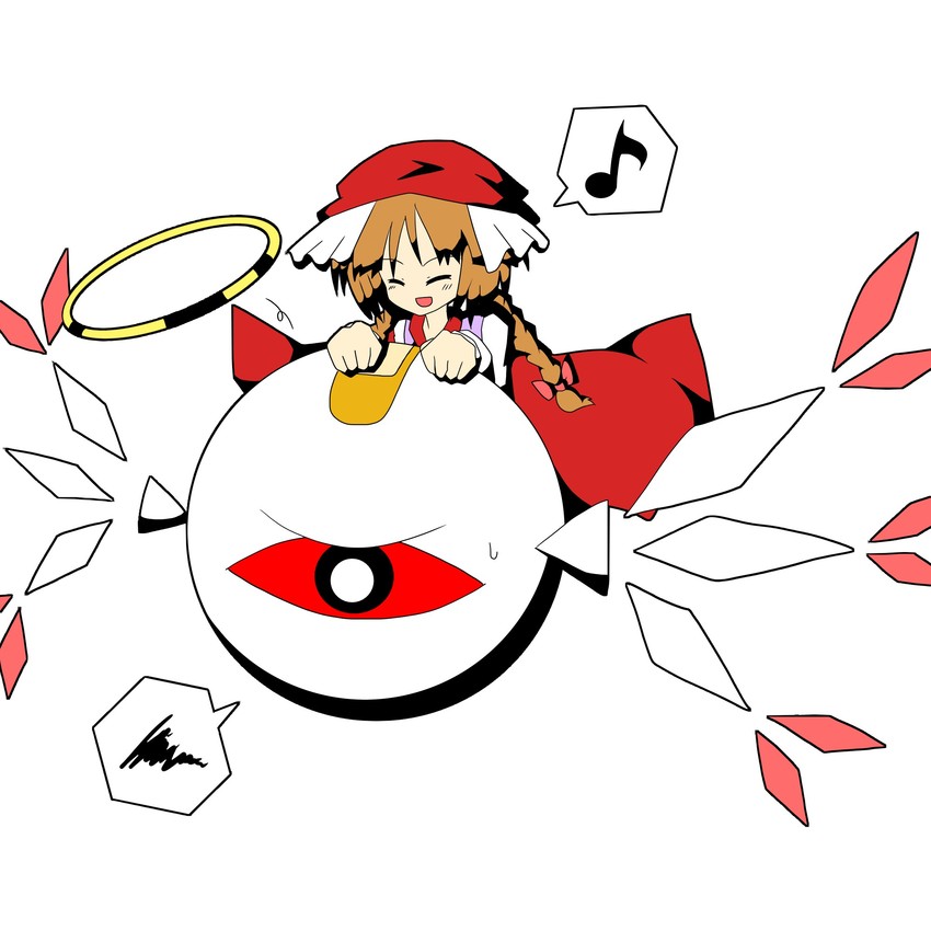 rika, zero two, and ex-rika (touhou and 2 more) drawn by happymateriar