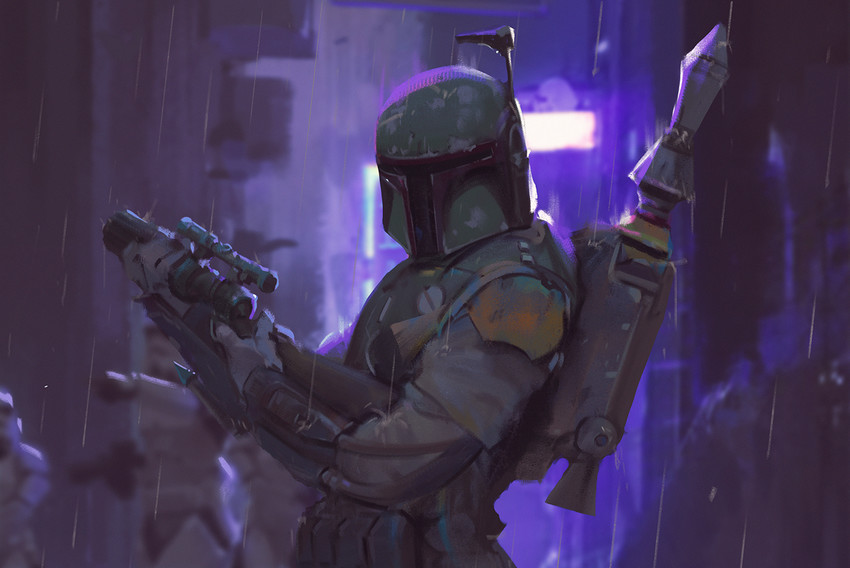 boba fett (star wars) drawn by snatti