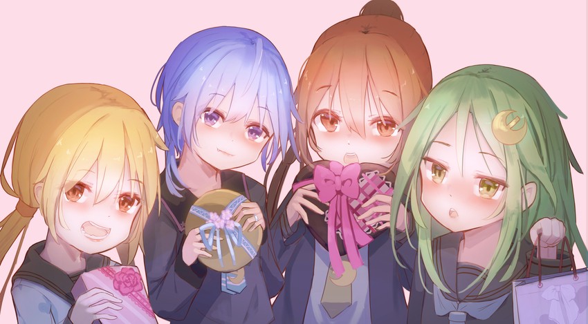 satsuki, nagatsuki, fumizuki, satsuki kai ni, minazuki, and 1 more (kantai collection) drawn by logiclr