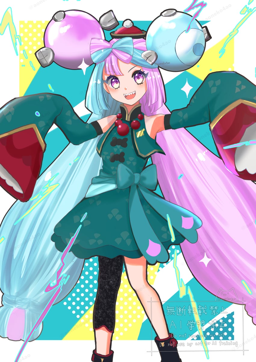 iono (pokemon and 1 more) drawn by aoneko4ao_(edwf7745)