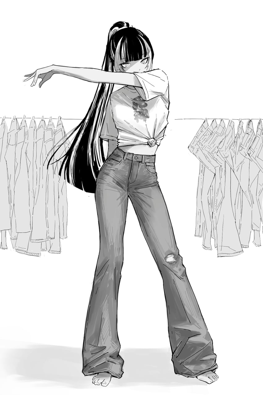 juufuutei raden (hololive and 1 more) drawn by rhinth