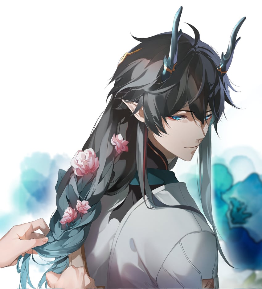 dan heng (honkai and 1 more) drawn by lian_(fldks_2)