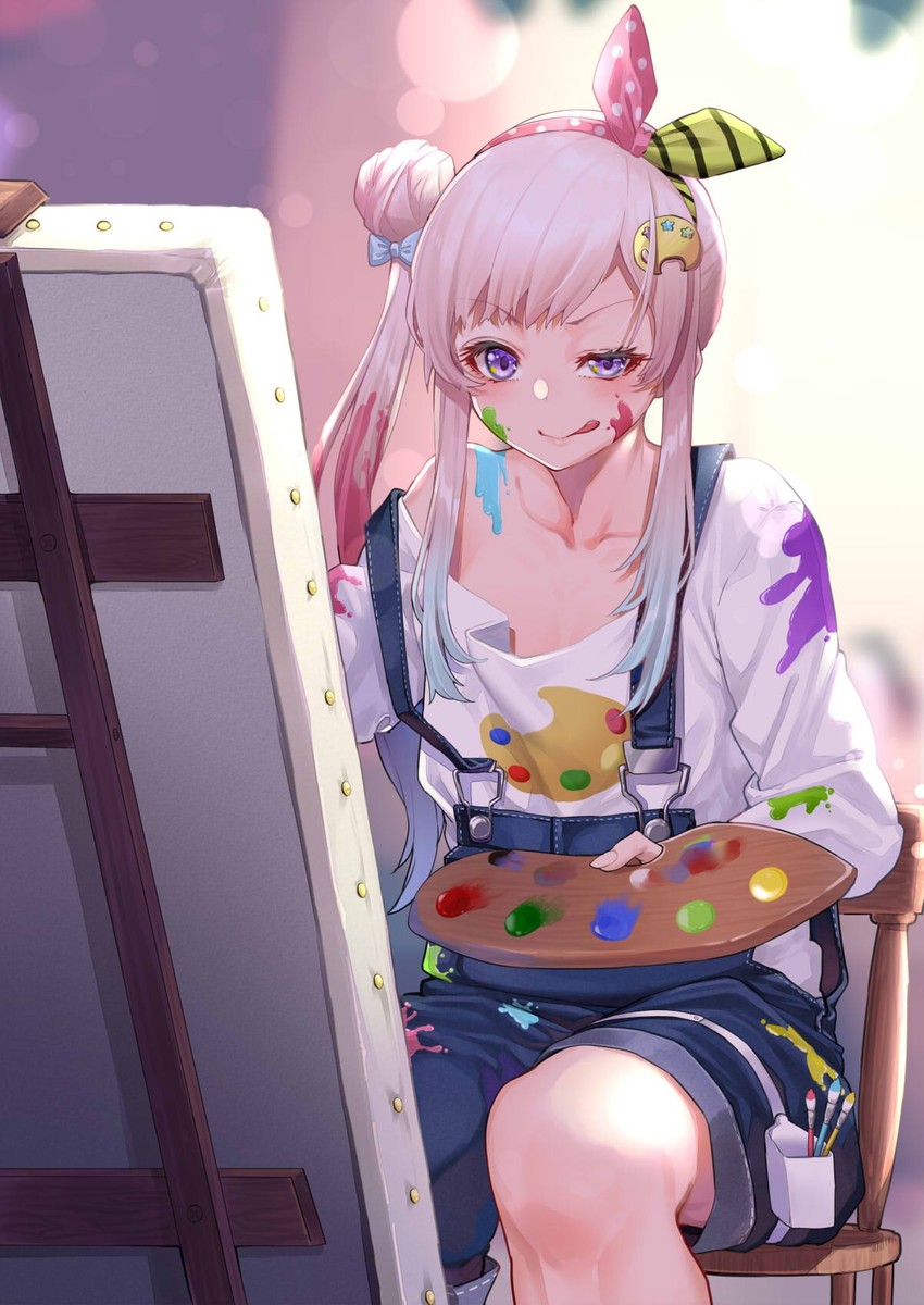airani iofifteen (hololive and 1 more) drawn by mikan_(chipstar182)