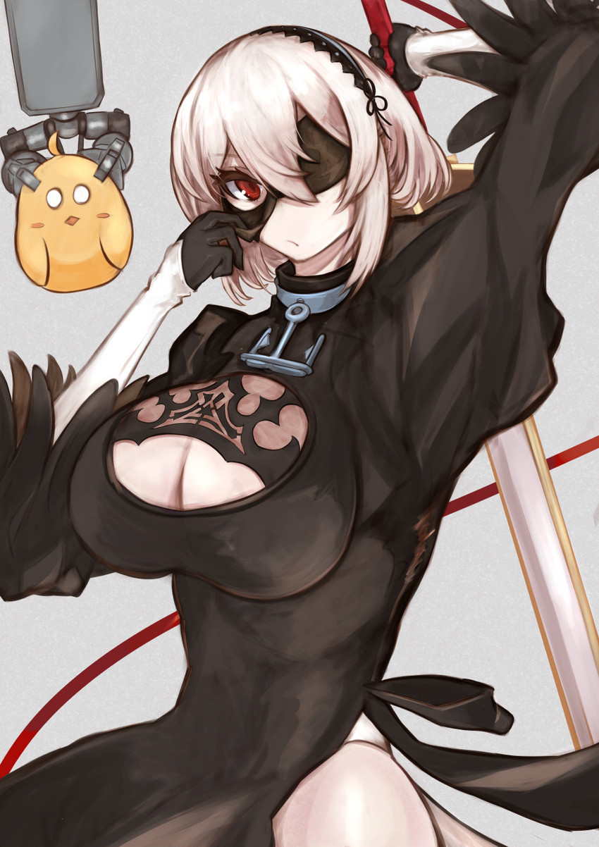 2b, manjuu, and sirius (azur lane and 2 more) drawn by marshall_k