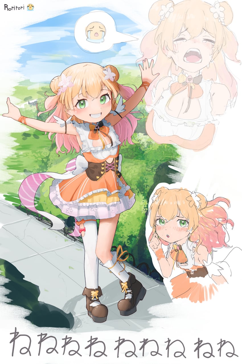 momosuzu nene (hololive) drawn by rorirori_(rorirori45)