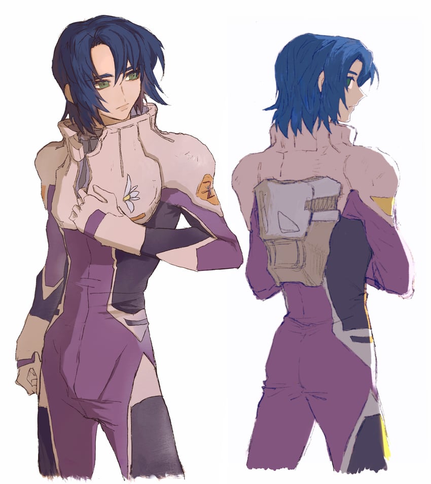 athrun zala (gundam and 1 more) drawn by she_(morianosu)