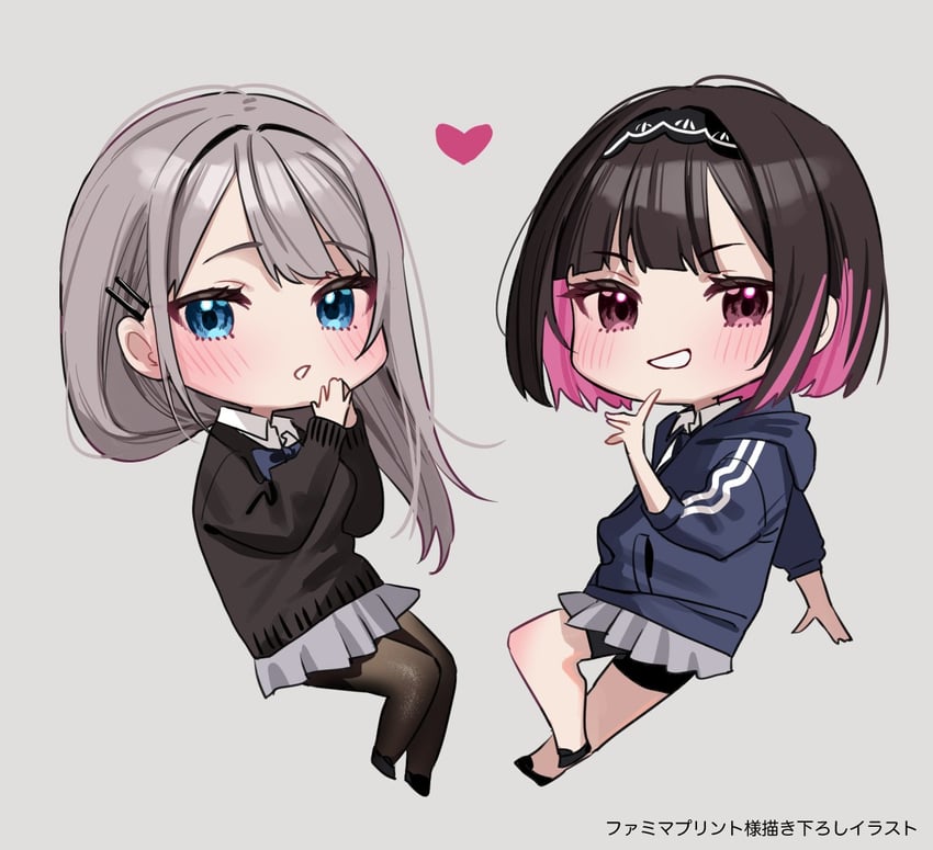 shirayuki ren and saotome shino (shino to ren) drawn by chigusa_minori