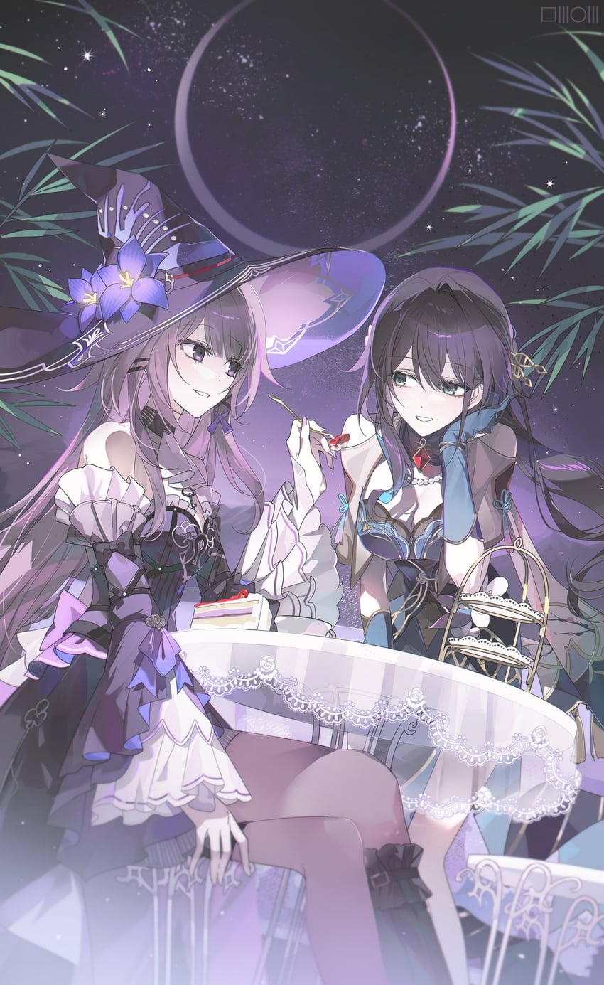 herta, the herta, and ruan mei (honkai and 1 more) drawn by m33hae