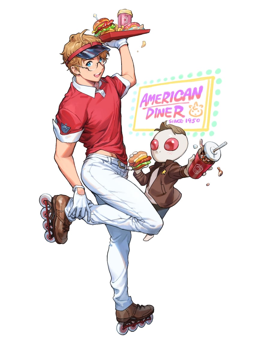 america and tony (axis powers hetalia) drawn by to@st