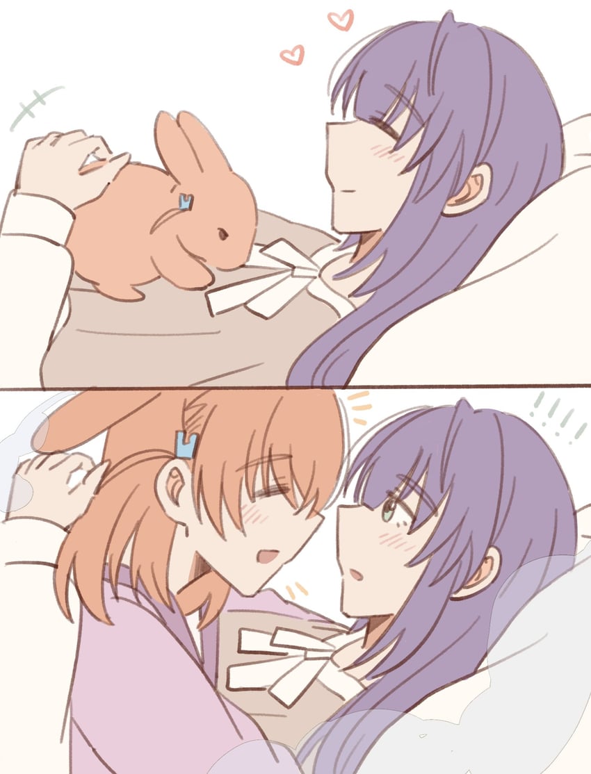 hinoshita kaho and otomune kozue (love live! and 1 more) drawn by moyang