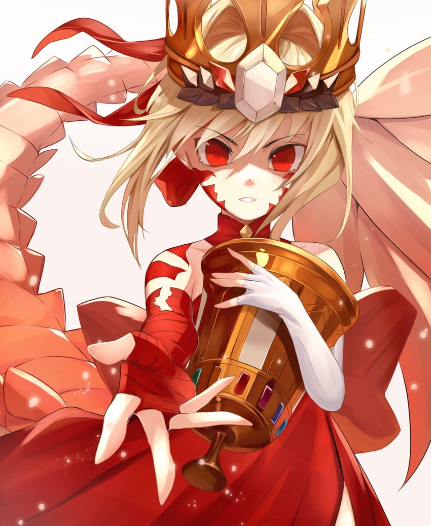 nero claudius and queen draco (fate and 1 more) drawn by genshu_doki