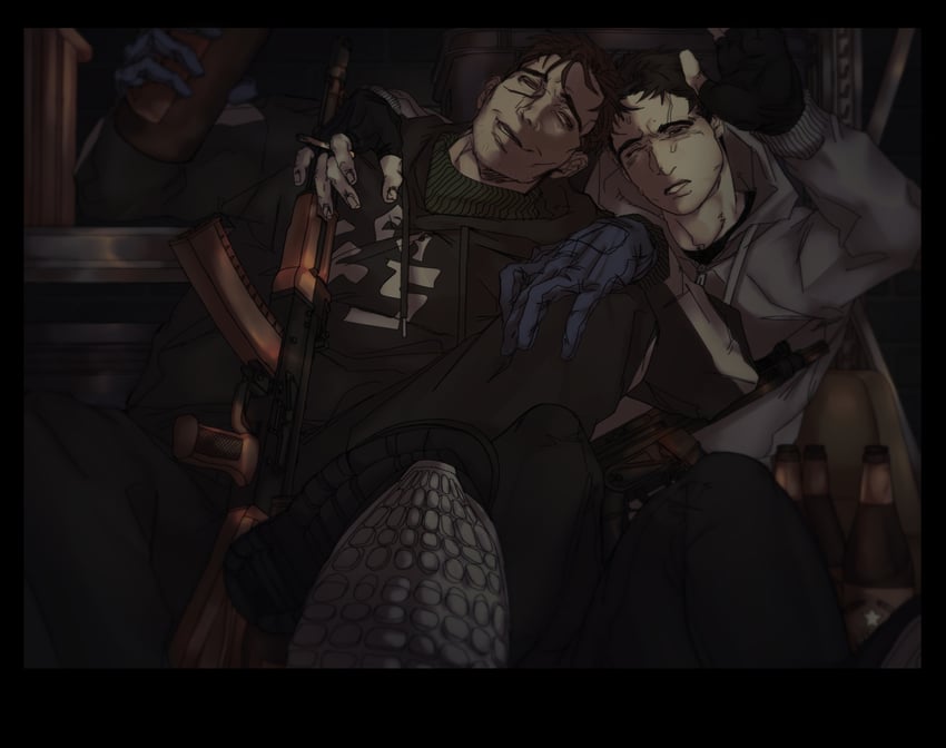 simon henriksson and david leatherhoff (cry of fear and 1 more) drawn by ju-san