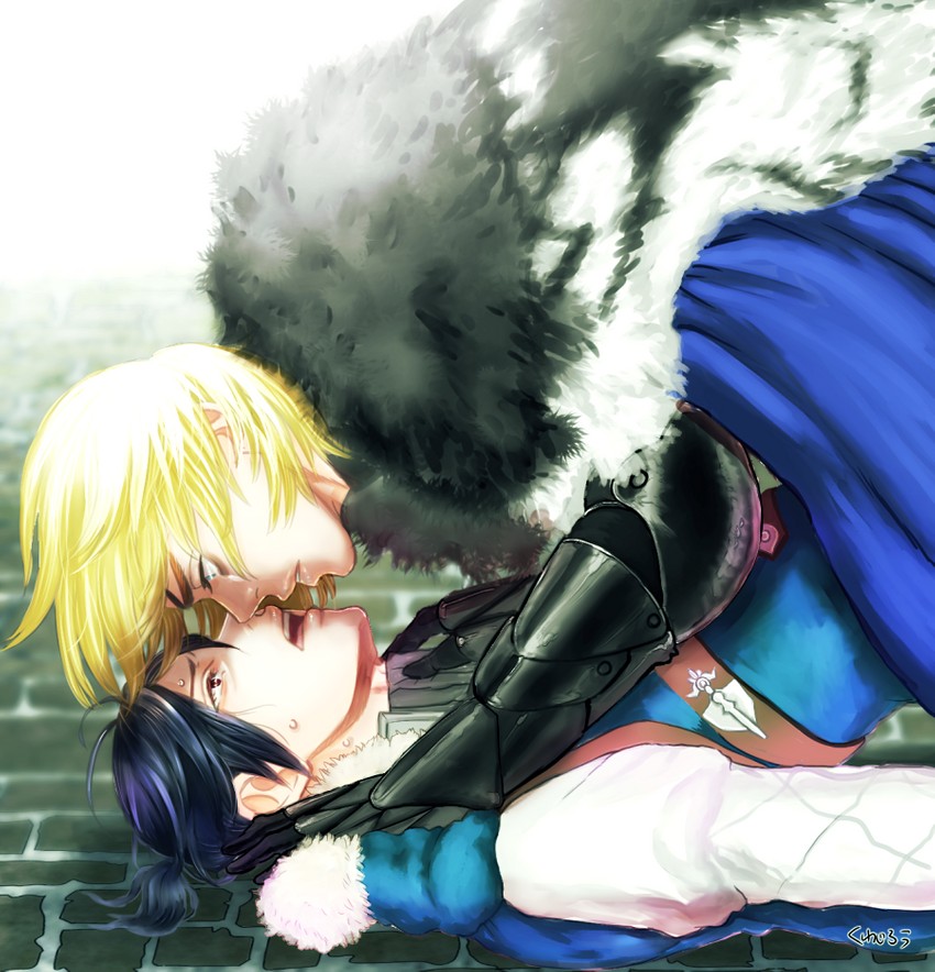 dimitri alexandre blaiddyd and felix hugo fraldarius (fire emblem and 1 more) drawn by foxhound31