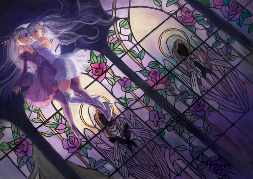 kirakishou and barasuishou (rozen maiden) drawn by miya_(foolish_order)