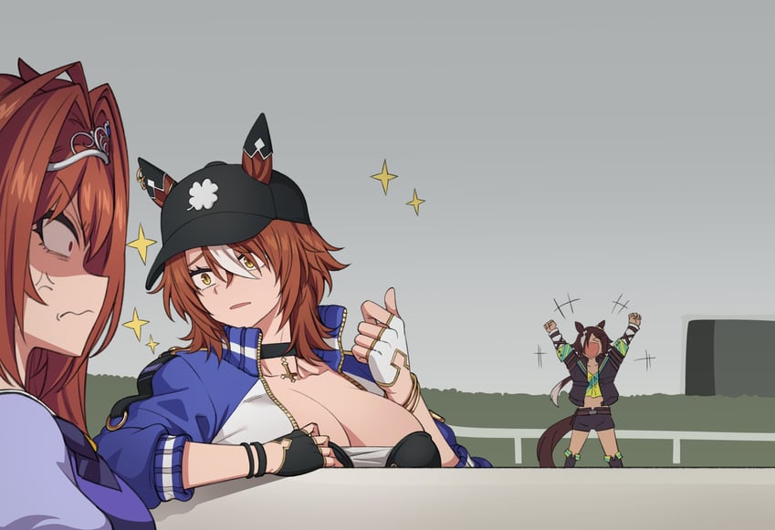 daiwa scarlet, vodka, and daiwa major (original and 2 more) drawn by fukuro_(maruaru00)