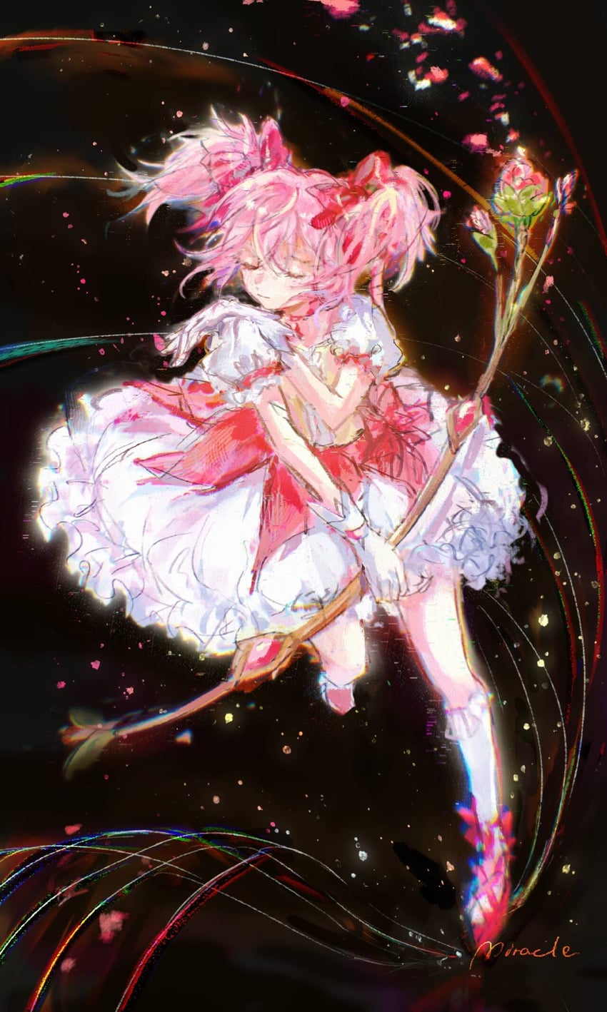 kaname madoka (mahou shoujo madoka magica) drawn by miracle_(0529miracle)