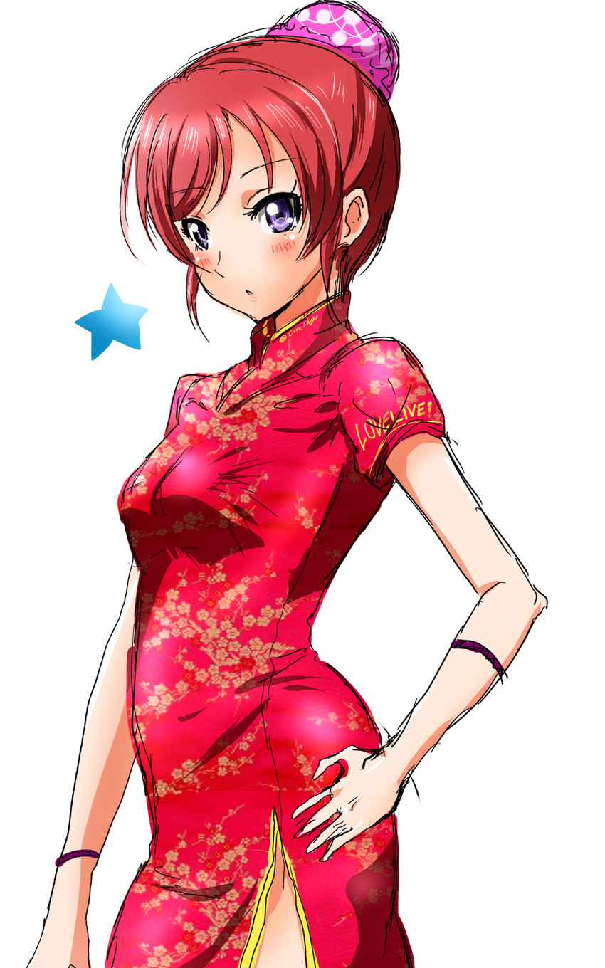 nishikino maki (love live! and 1 more) drawn by shogo_(4274732)