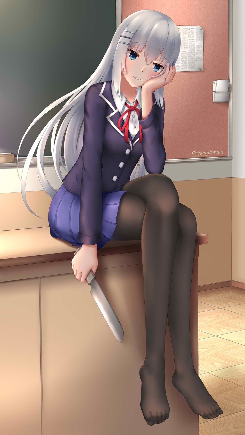 tobiichi origami (date a live) drawn by origamiknight