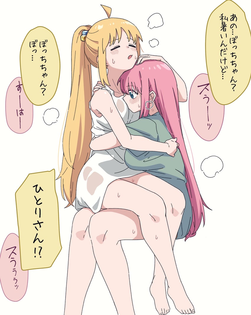 gotoh hitori and ijichi nijika (bocchi the rock!) drawn by xion_(pulilulu)