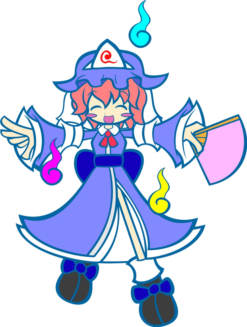 saigyouji yuyuko (touhou and 2 more) drawn by y&k