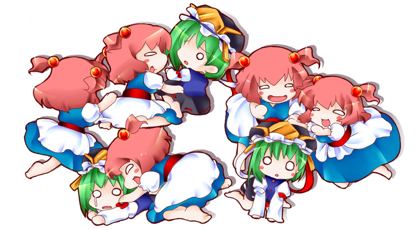 shiki eiki and onozuka komachi (touhou) drawn by aoi_mitsuru