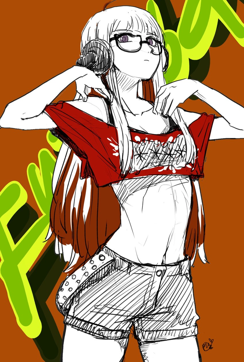 sakura futaba (persona and 1 more) drawn by pitdoo