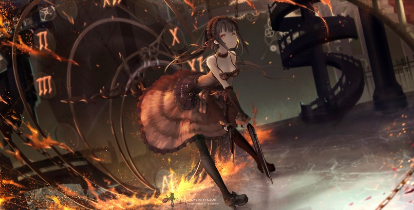 tokisaki kurumi (date a live) drawn by wangchuan_de_quanyan