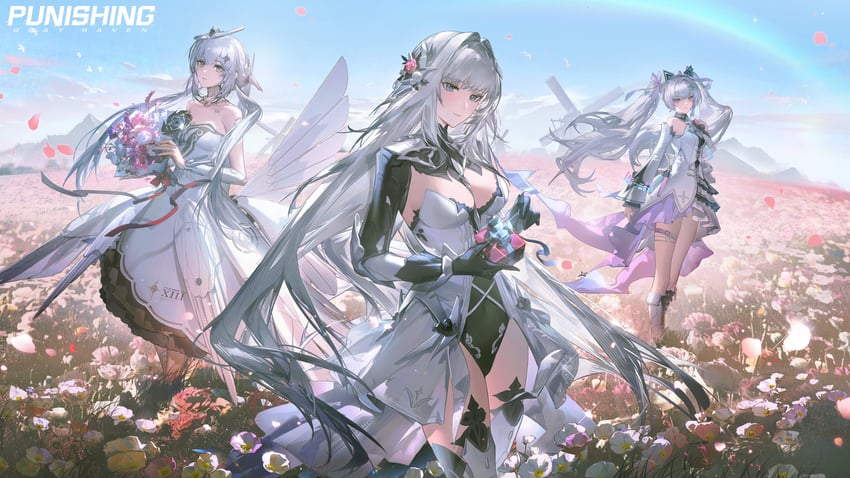 liv, karenina, bianca, bianca: stigmata, liv: empyrea, and 1 more (punishing: gray raven)