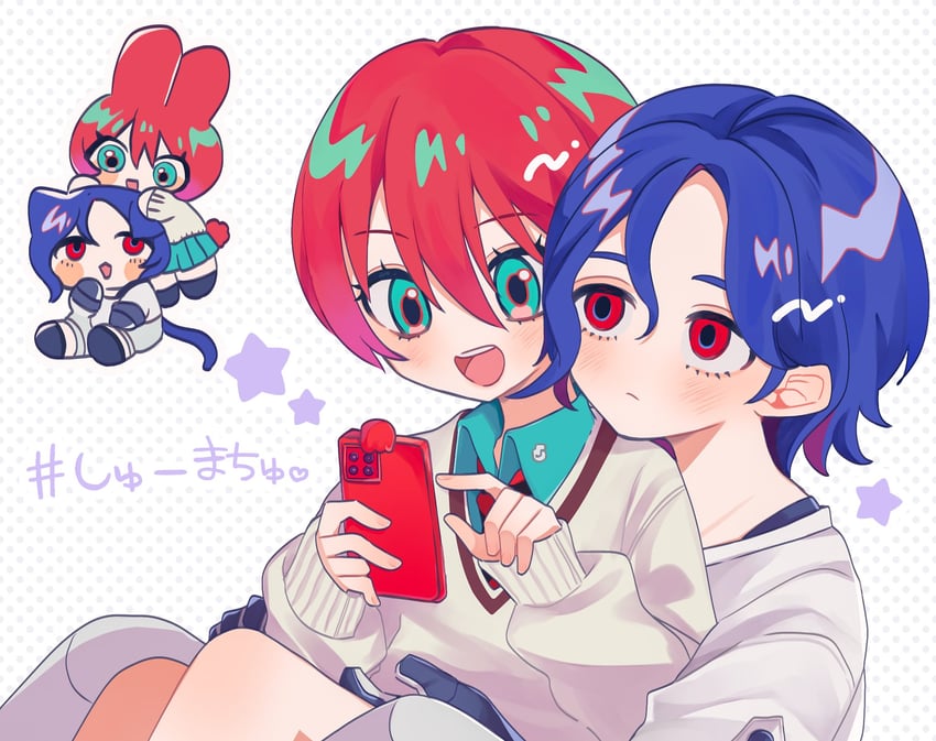 amate yuzuriha and shuji ito (gundam and 1 more) drawn by mi_re_n