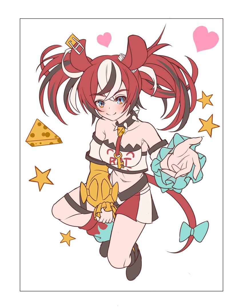 hakos baelz (hololive and 1 more) drawn by honkivampy
