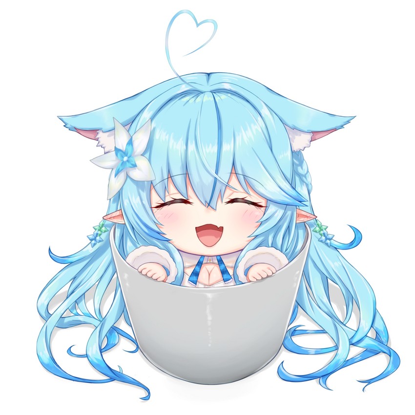yukihana lamy (hololive) drawn by cream_cod