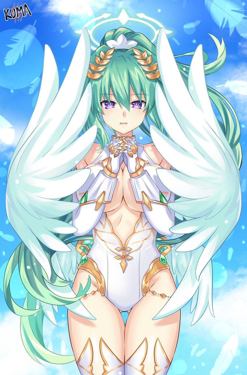 green heart (neptune and 2 more) drawn by lewdkuma