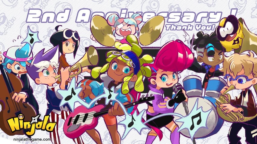 gumchi, kappei, van, berecca, lucy, and 4 more (ninjala and 1 more) drawn by rianti-wong